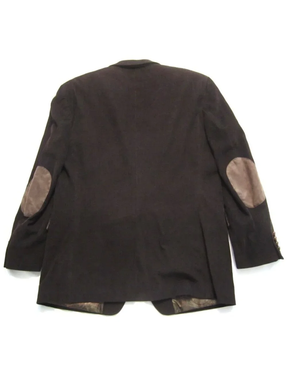 Lauren Ralph Lauren Corduroy Blazer 40R Elbow Patches Paisley Lining Y2K (MJ105)